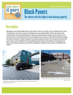 Block Pavers factsheet