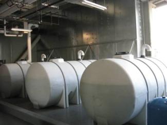 6,000 gallon cisterns