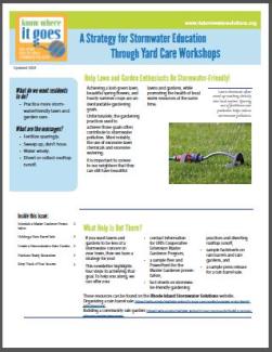 Stormwater Friendly Yard Care Strategy