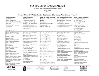South County Design Manual Participants
