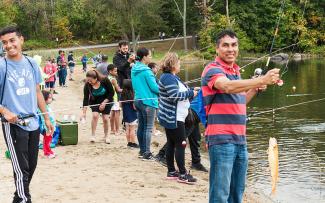 Let's Go Fishing at Lincoln Woods State Park