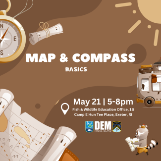 map and compass advertisement 